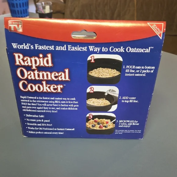 Rapid Oatmeal Cooker - Blue - Picture 3 of 5